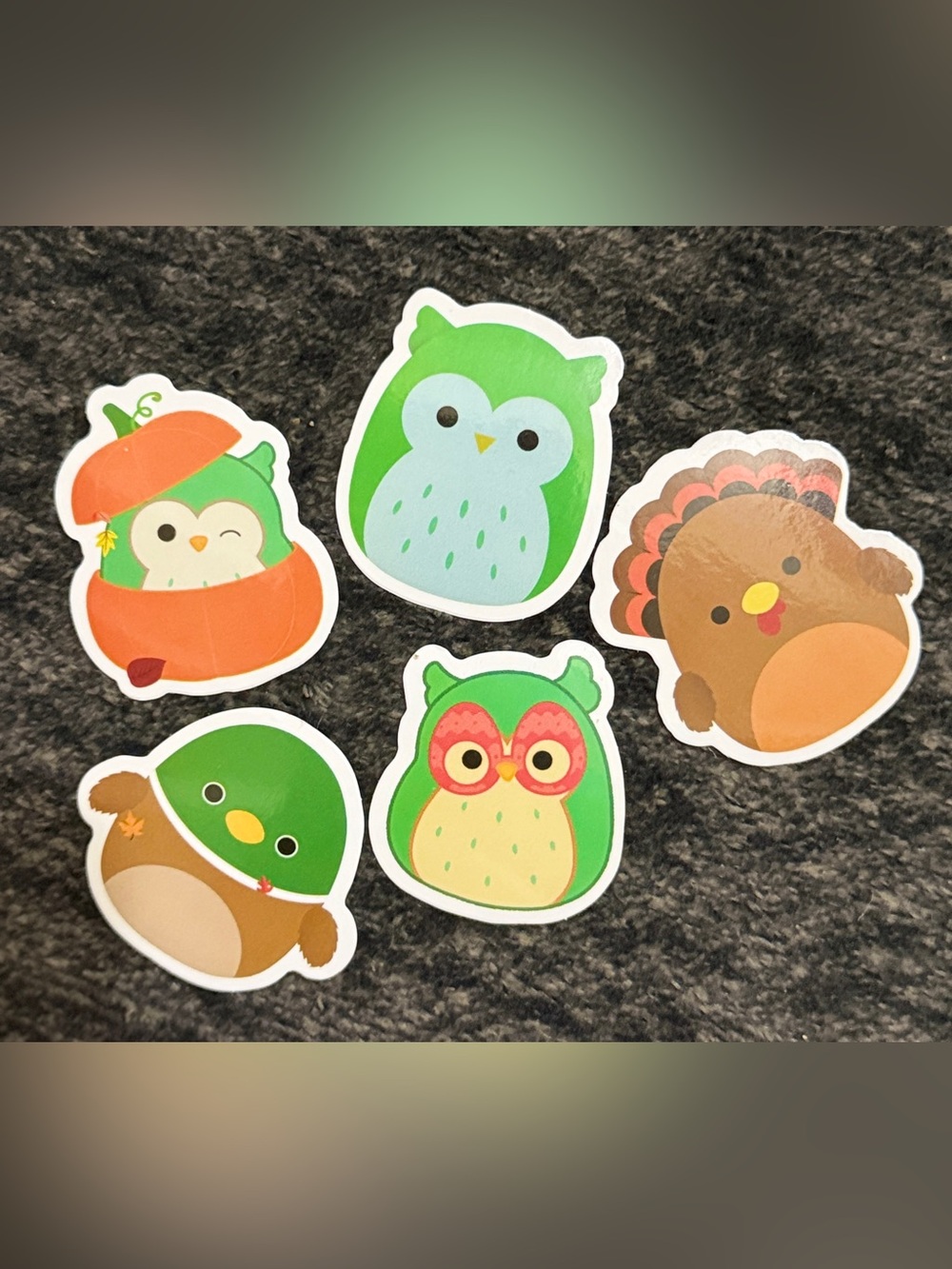 Cute Fall Themed Squishmallow Stickers